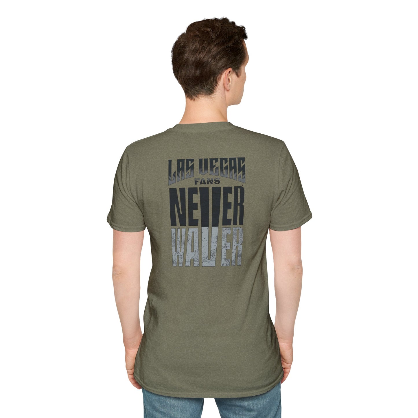 Las Vegas Fans Never Waver Unisex Softstyle T-Shirt