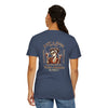 Never Waver Just A Mom Trying Not to Raise A&&holes' Design Unisex Garment-Dyed T-Shirt - '