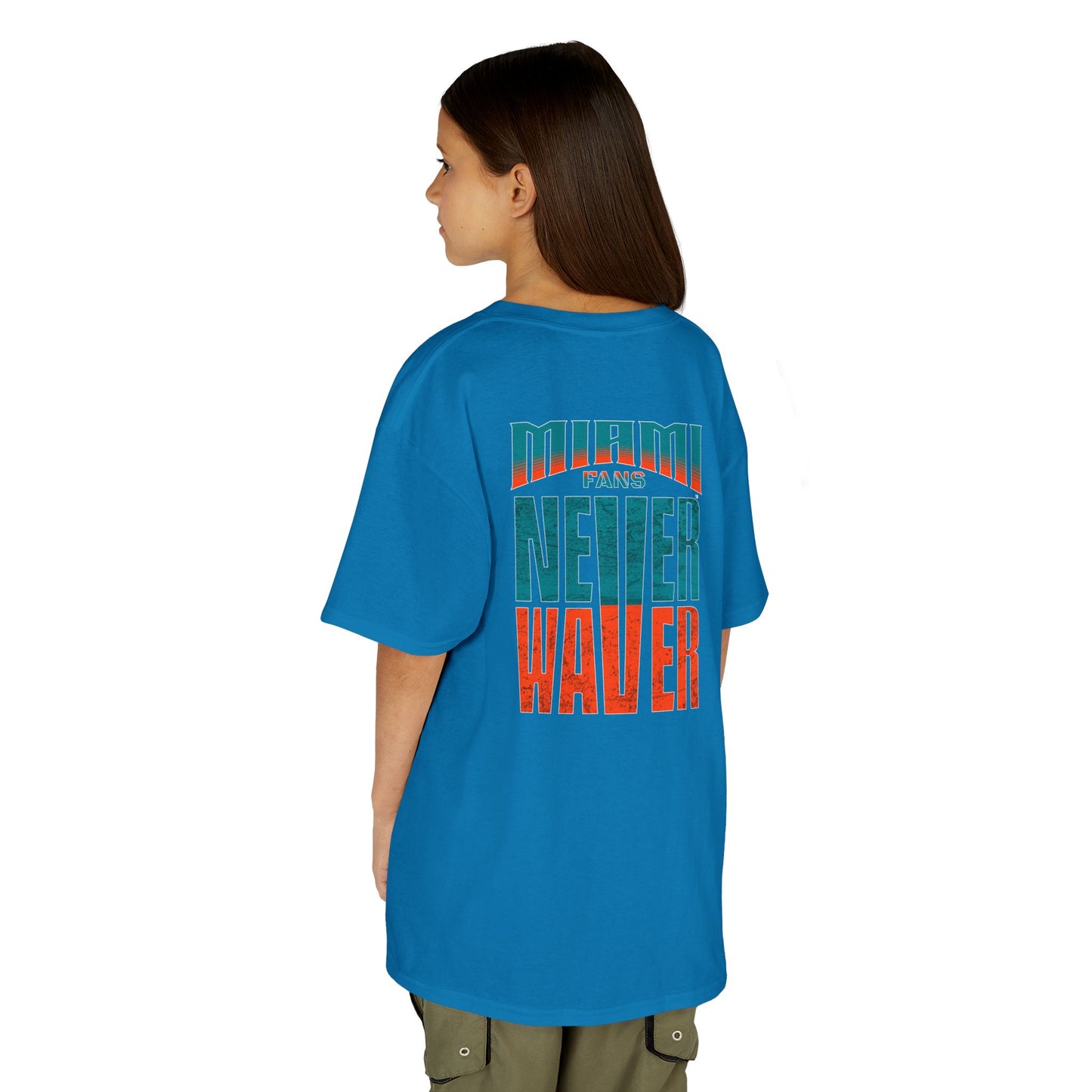 Miami Fans Never Waver Kids Heavy Cotton™ Tee