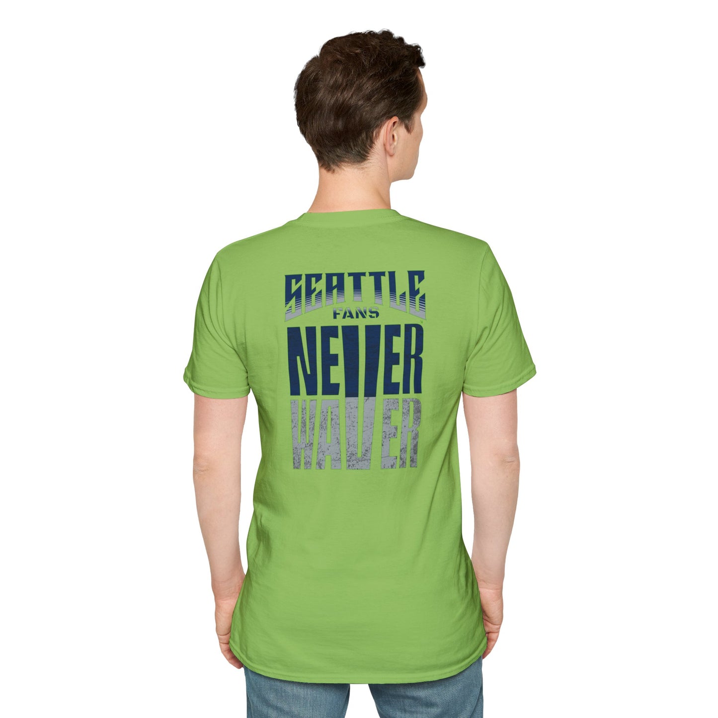 Seattle Fans Never Waver Unisex Softstyle T-Shirt