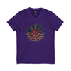 Unisex V-Neck Tee - Never Waver Be Red White & A little Bougie T-Shirt