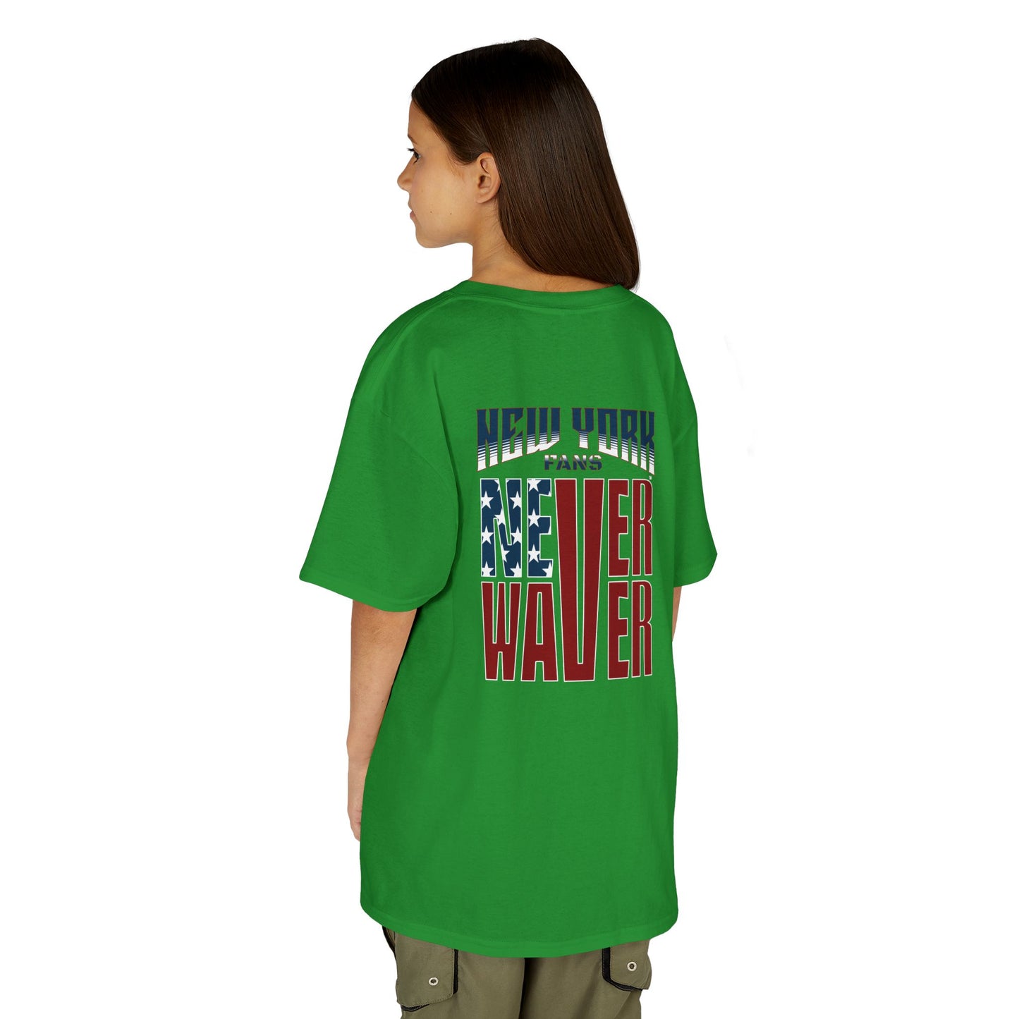 New York Fans Never Waver Kids Heavy Cotton™ Tee