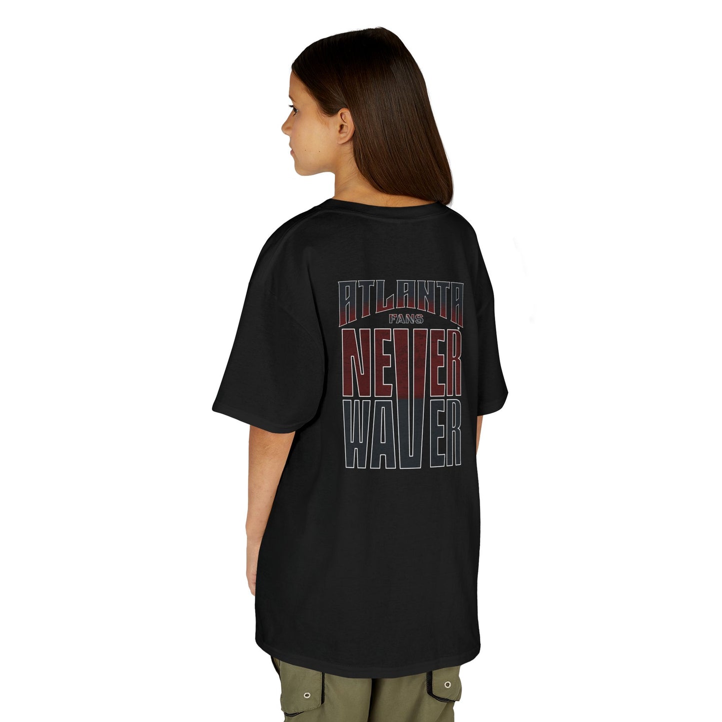 Atlanta Fans Never Waver Kids Heavy Cotton™ Tee