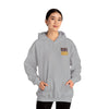 Unisex Heavy Blend™ Hooded Sweatshirt - Washington Fans Never Waver W Leopard Football- Perfect for Sports Fans