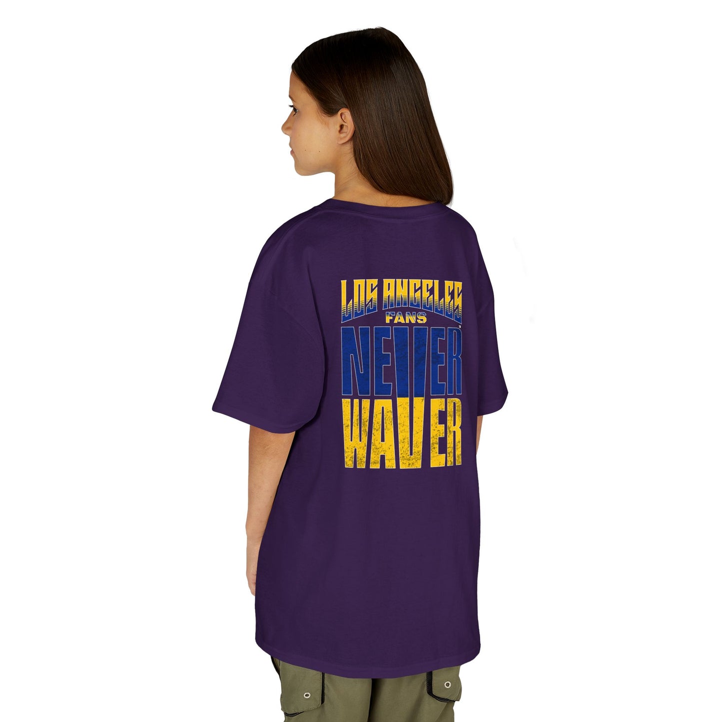 Los Angeles  Fans Never Waver Kids Heavy Cotton™ Tee