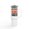 Cincinnati Fans Never Waver W-Leopard Football Insulated Travel Mug, 40oz