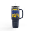 Los Angeles Fans Never Waver W-Leopard Football Insulated Travel Mug, 40oz