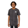 Never Waver Logo T-Shirt — Men's Graphic Tee (Box Logo Front & Back)