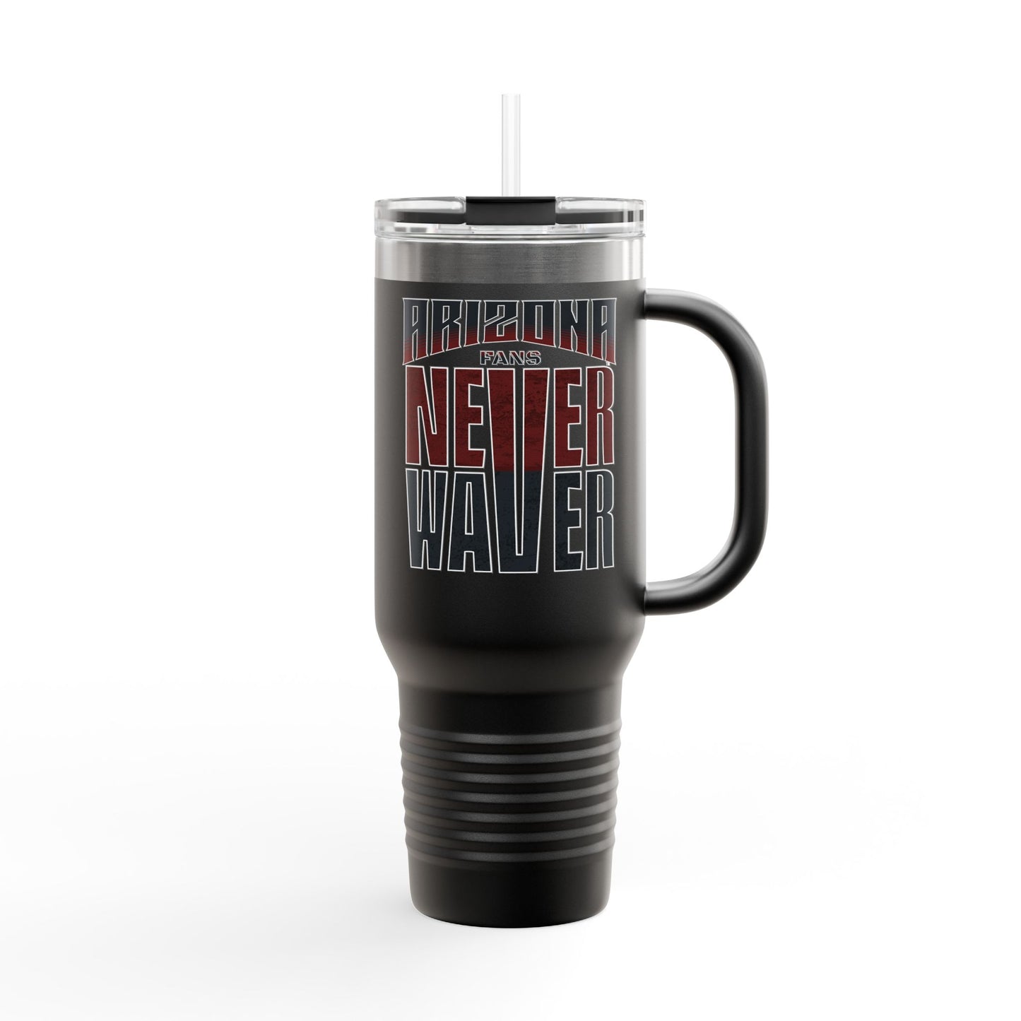 Arizona Fans Never Waver Insulated Travel Mug, 40oz