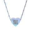 Engraved Heart Necklace You Never Waver