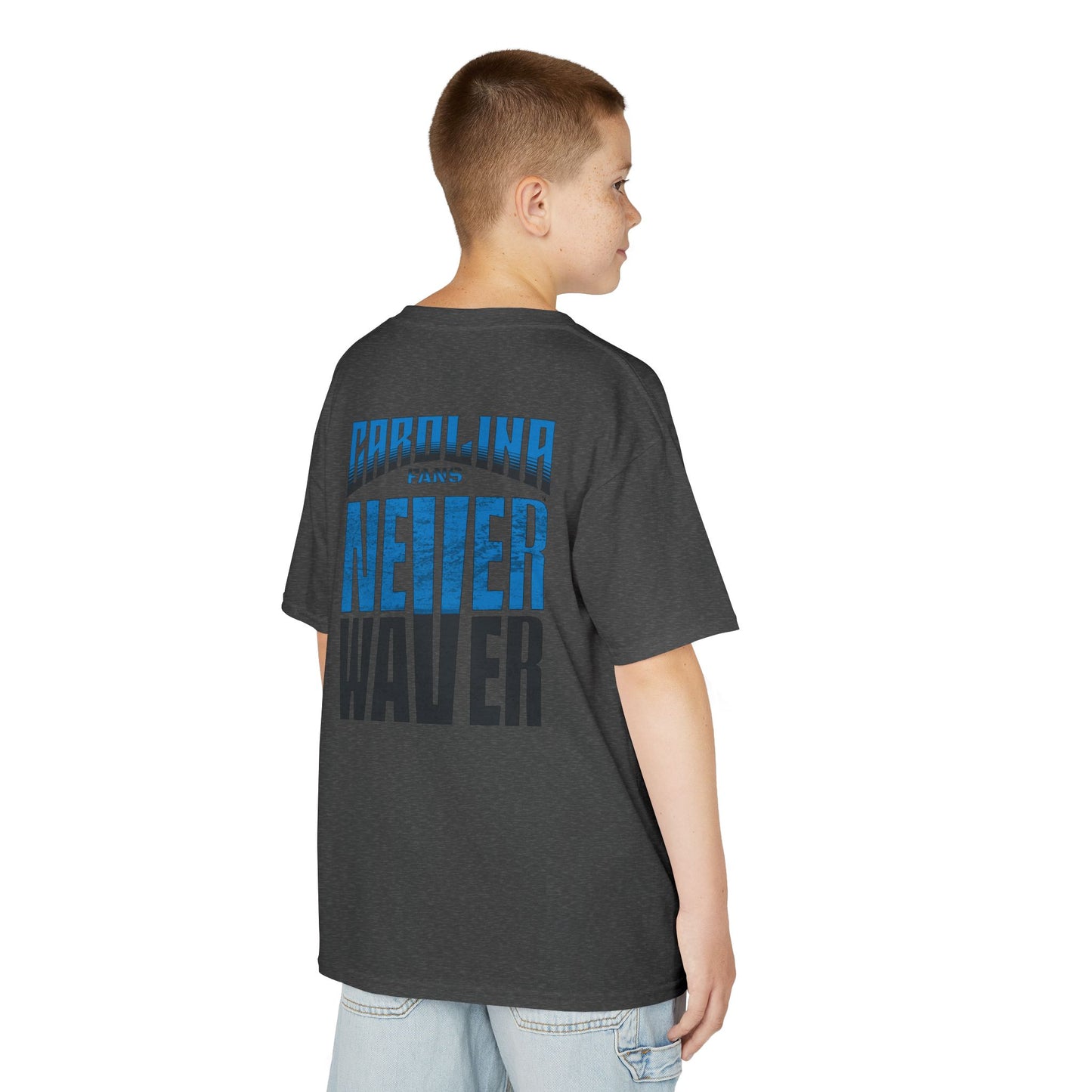 Carolina Fans Never Waver Kids Heavy Cotton™ Tee