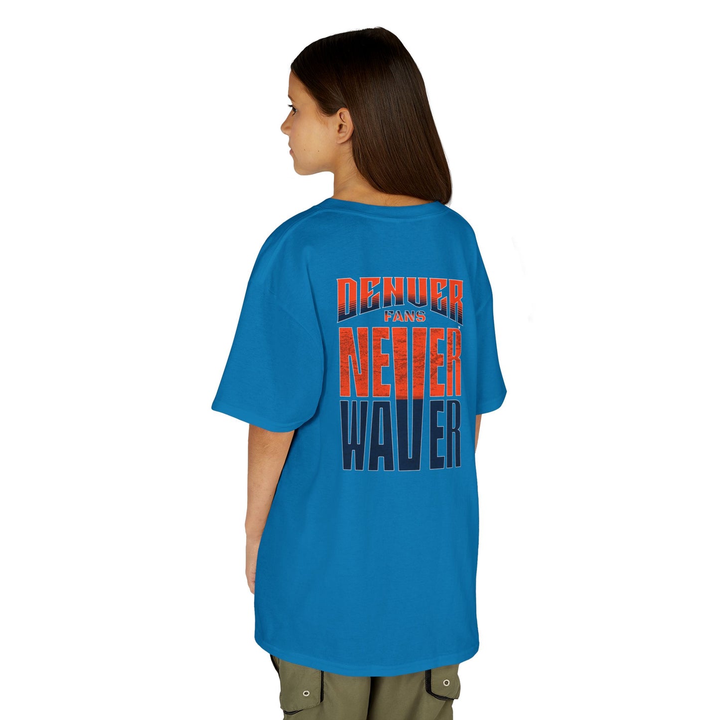 Denver Fans Never Waver Kids Heavy Cotton™ Tee