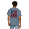 'Never Waver' Design Patriotic Unisex Garment-Dyed T-Shirt