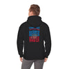 'Tennessee Fans Never Waver W Leopard Football' Casual Comfort for Team Fans Unisex Heavy Blend™ Hooded Sweatshirt