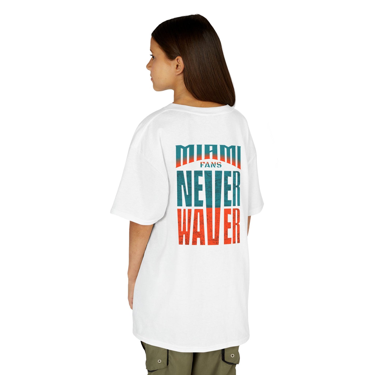 Miami Fans Never Waver Kids Heavy Cotton™ Tee