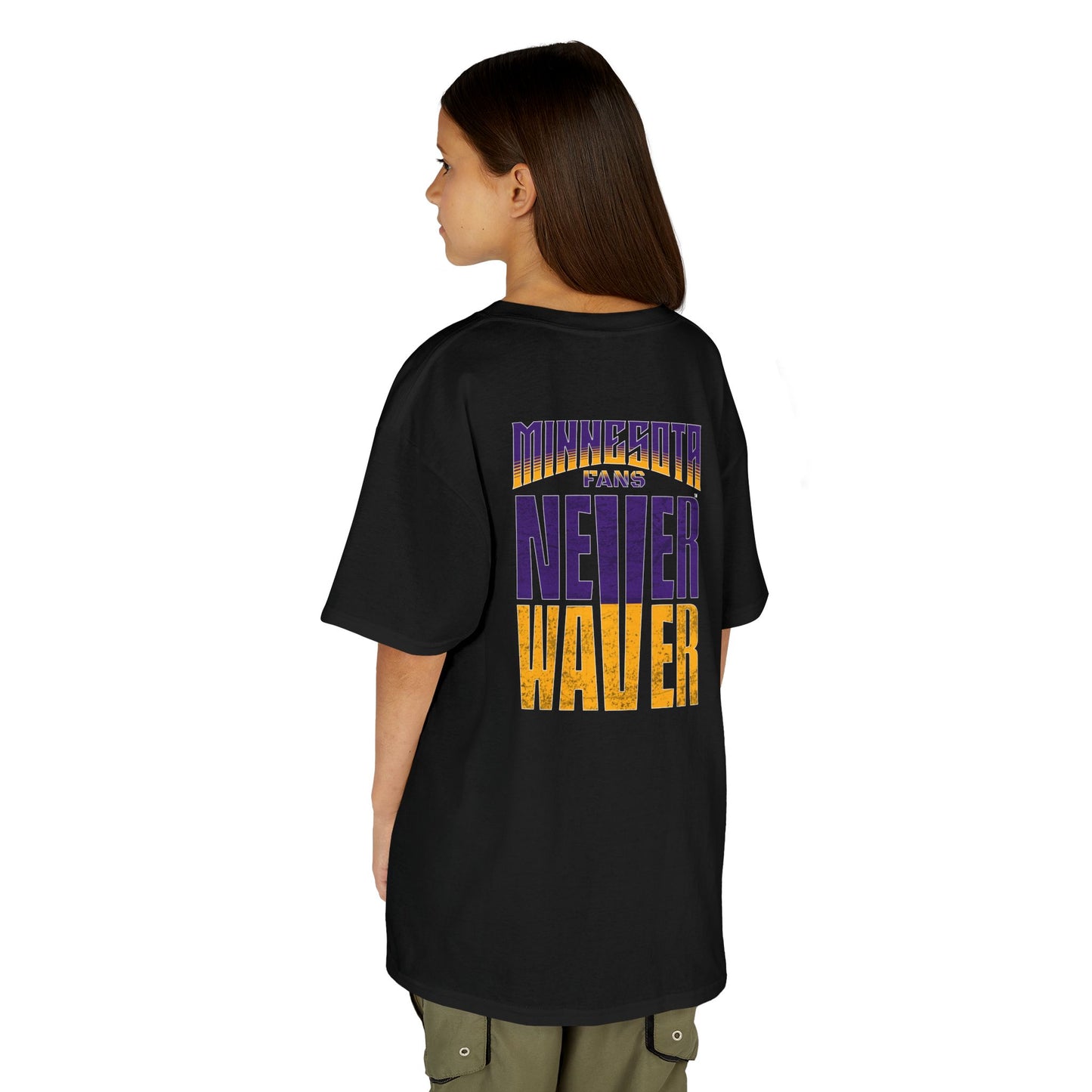 Minnesota Fans Never Waver Kids Heavy Cotton™ Tee