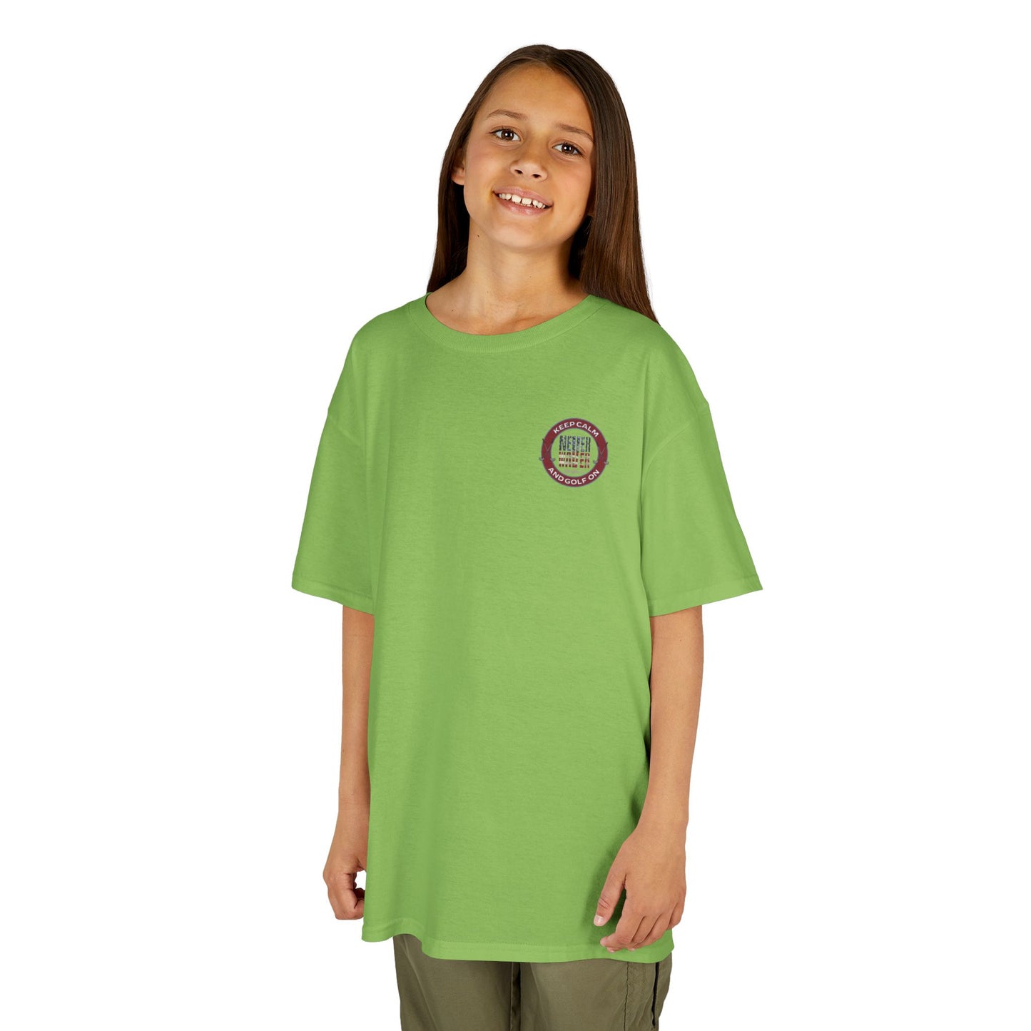 Keep Calm Never Waver and Golf On Kids Golf Tee