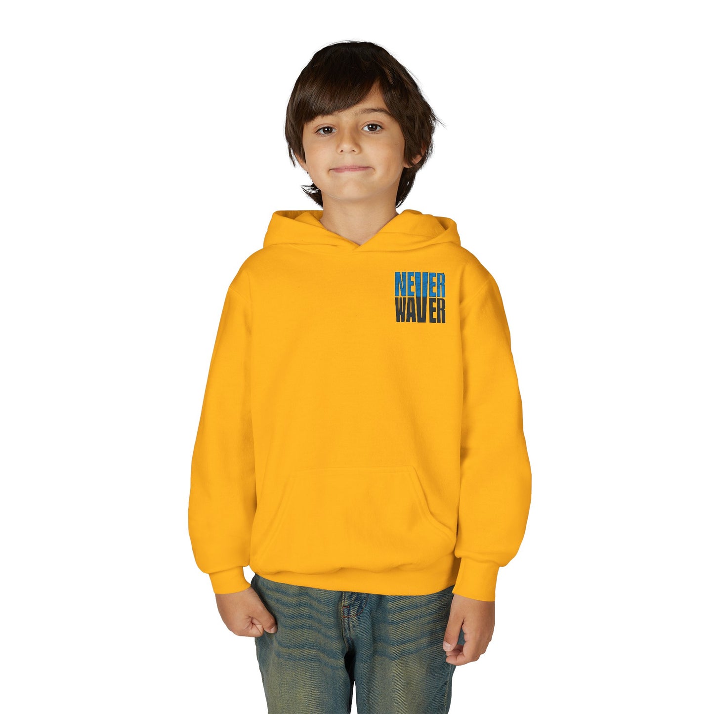 Carolina Fans Never Waver Youth Heavy Blend Hooded Sweatshirt