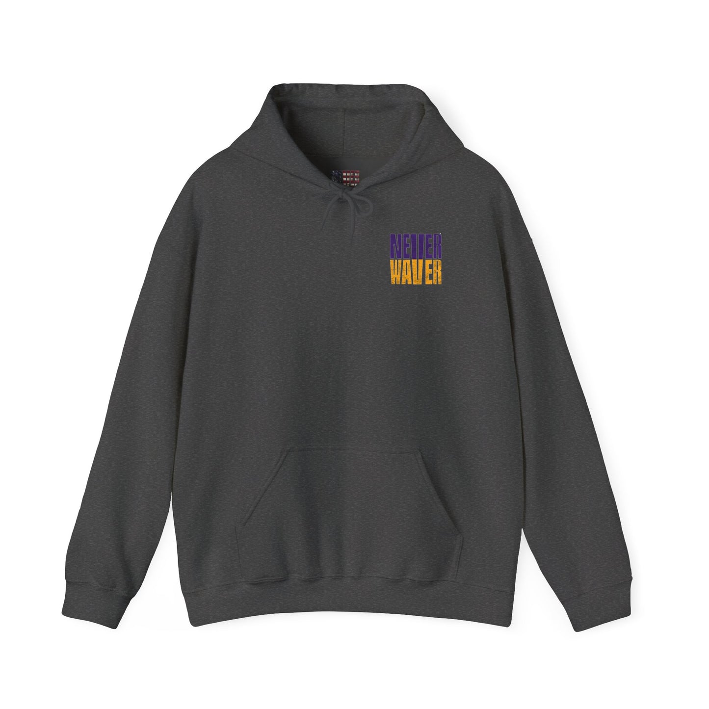 Minnesota Fans Never Waver w Leopard Football Unisex Heavy Blend™ Hoodie