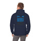 Carolina Fans Never Waver Hooded Sweatshirt | Unisex Heavy Blend™ | Casual Comfort for Fans by Printify