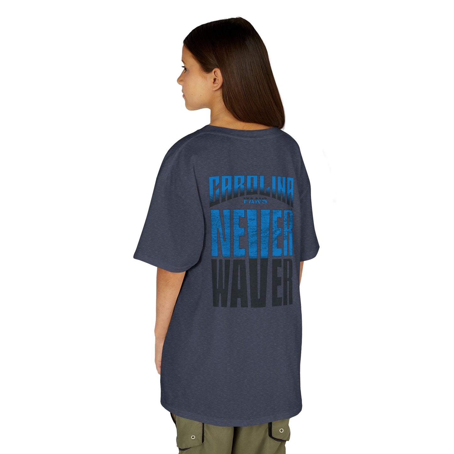 Carolina Fans Never Waver Kids Heavy Cotton™ Tee