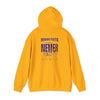 Minnesota Fans Never Waver w Leopard Football Unisex Heavy Blend™ Hoodie
