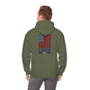 Never Waver Crew with  American Flag Design Unisex Heavy Blend™ Hoodie