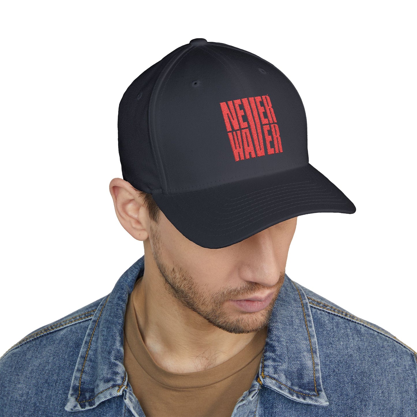 "NEVER WAVER" Hat