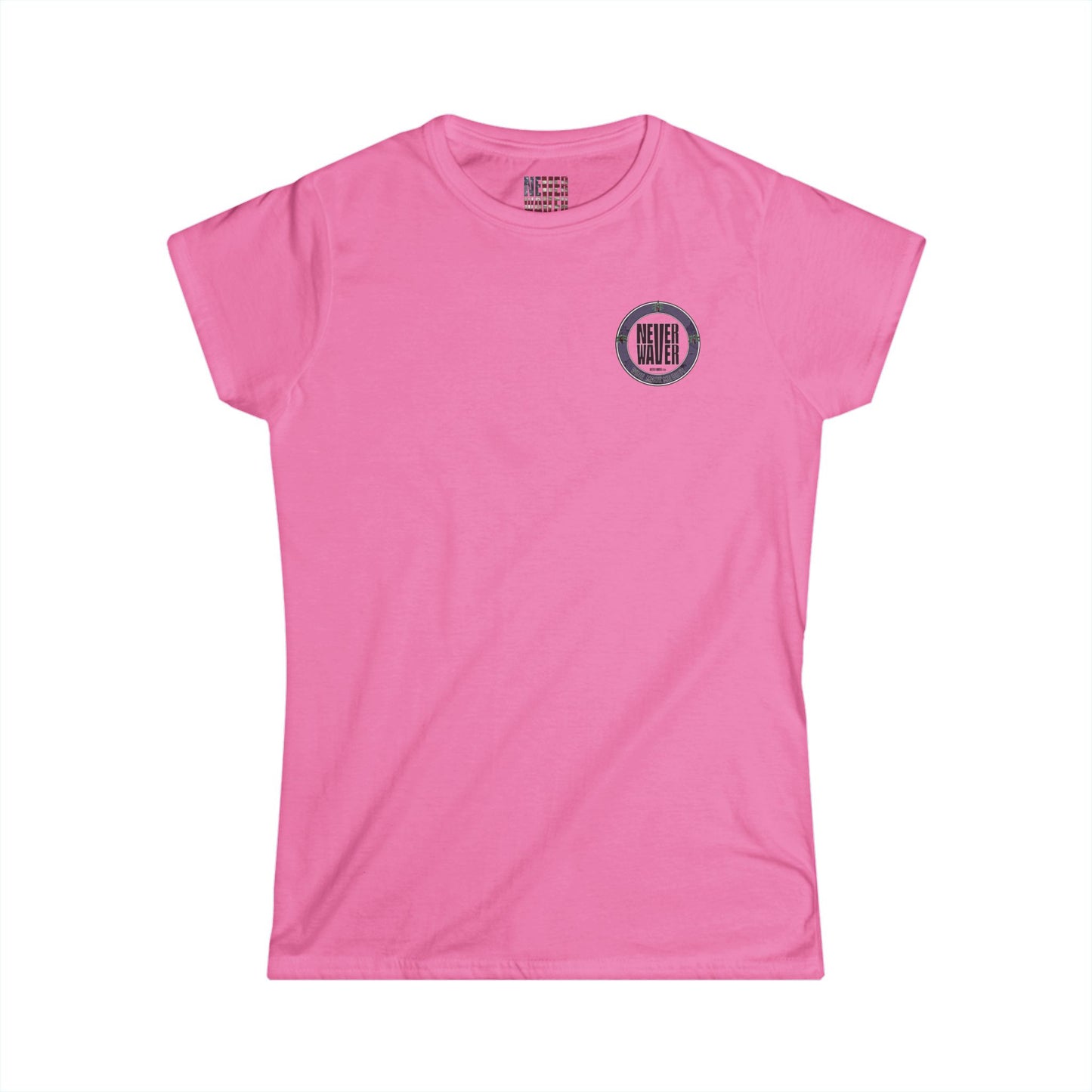Never Waver Wine Made Me Do It Women's Soft Style Tee -