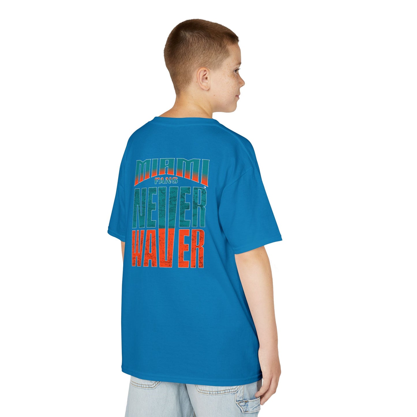 Miami Fans Never Waver Kids Heavy Cotton™ Tee
