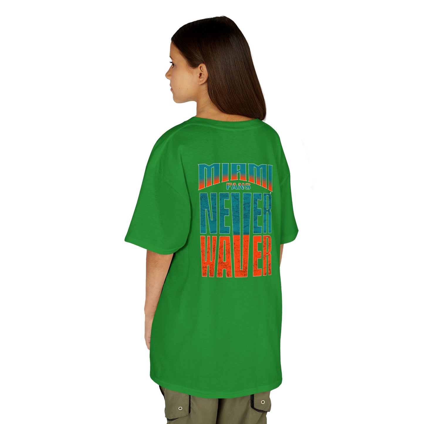 Miami Fans Never Waver Kids Heavy Cotton™ Tee