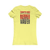 Tampa Bay Fans Never Waver With Leopard Football Women's Favorite Tee