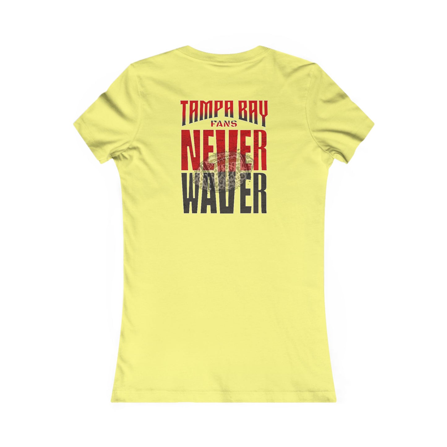 Tampa Bay Fans Never Waver With Leopard Football Women's Favorite Tee