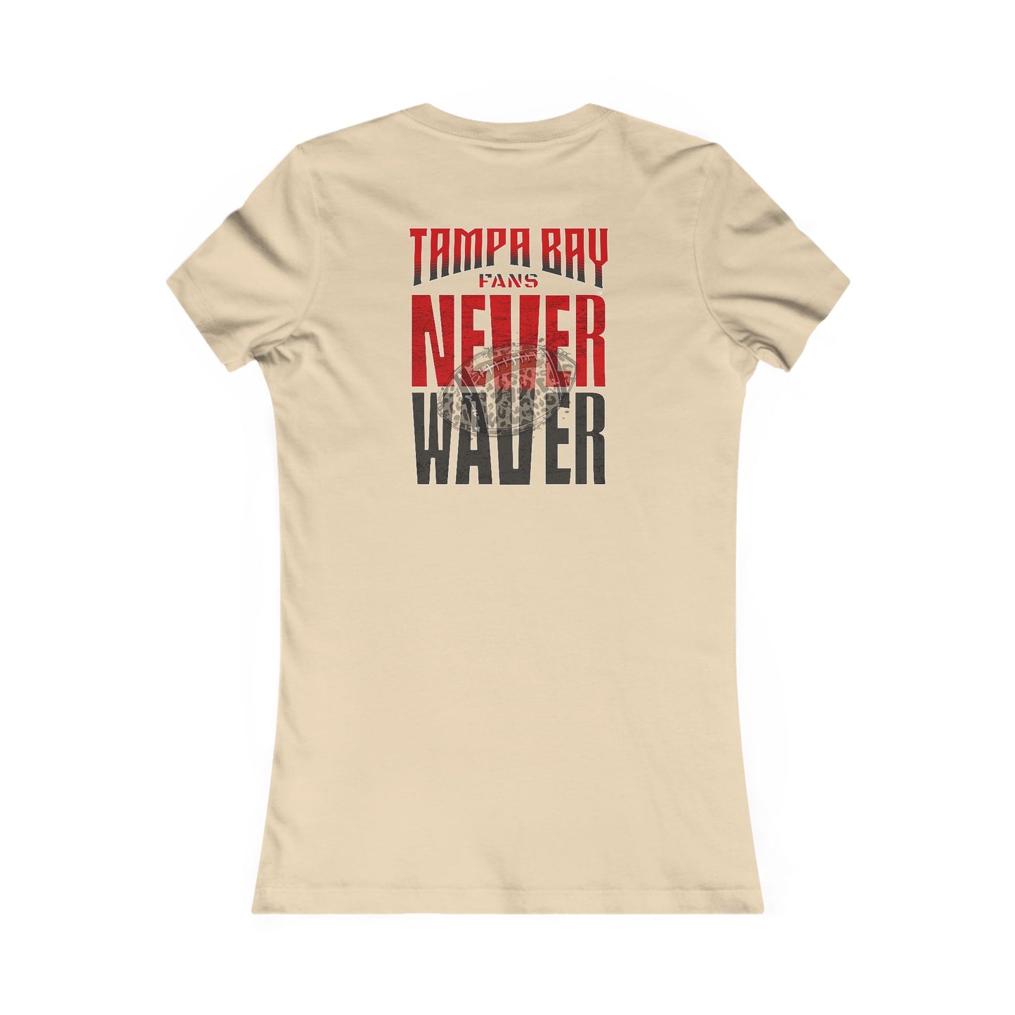 Tampa Bay Fans Never Waver With Leopard Football Women's Favorite Tee