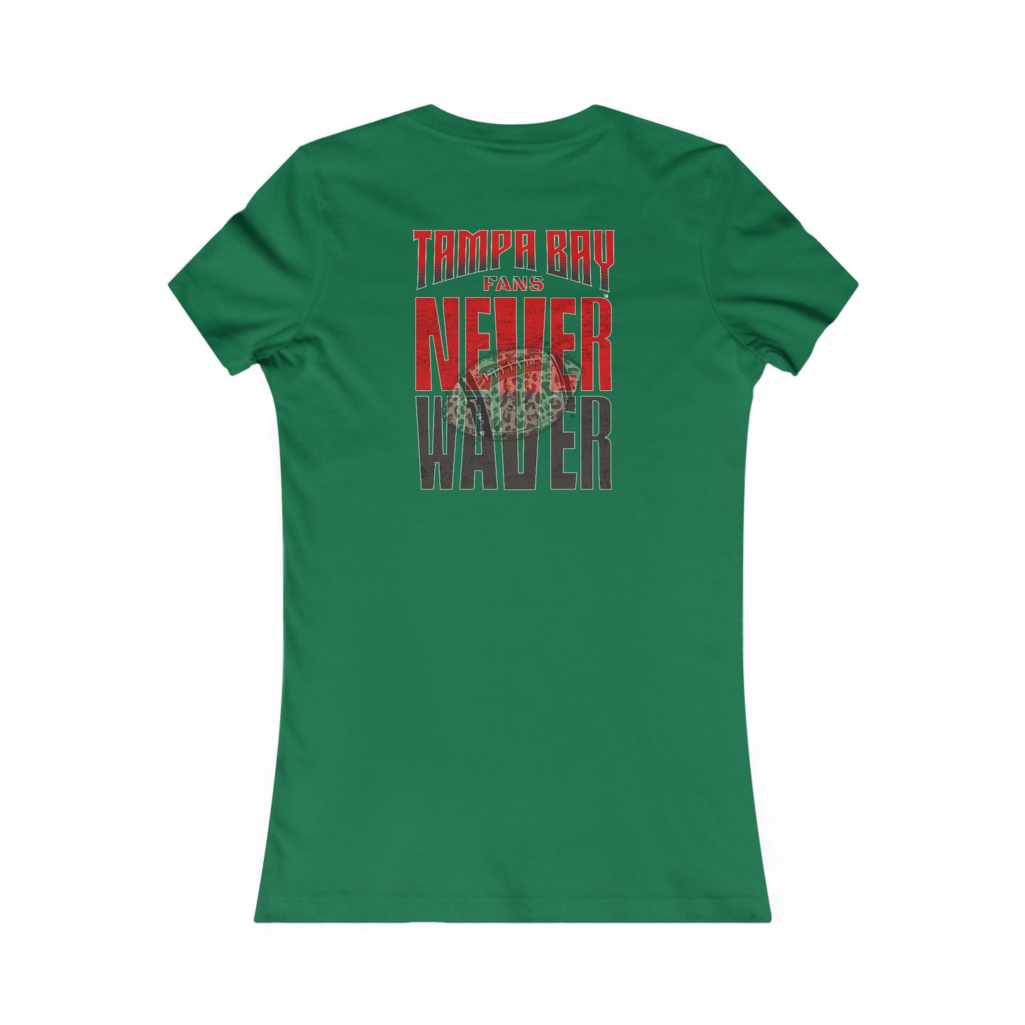 Tampa Bay Fans Never Waver With Leopard Football Women's Favorite Tee