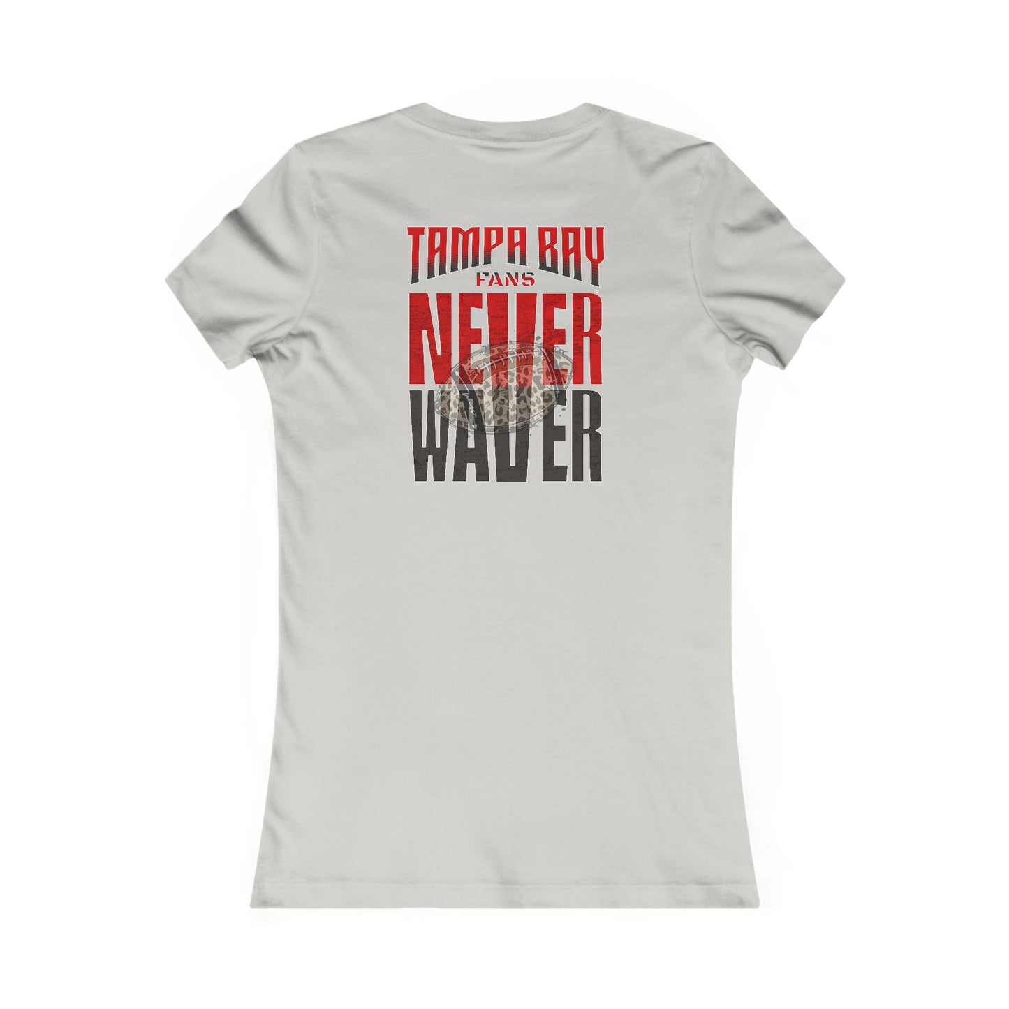 Tampa Bay Fans Never Waver With Leopard Football Women's Favorite Tee