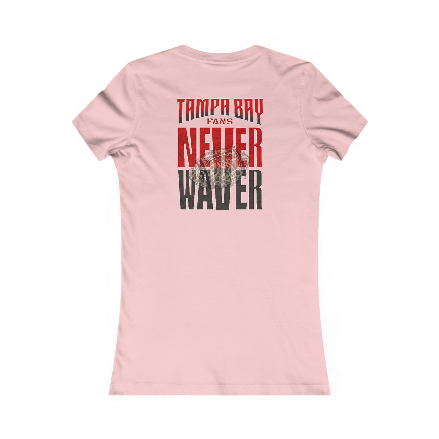 Tampa Bay Fans Never Waver With Leopard Football Women's Favorite Tee