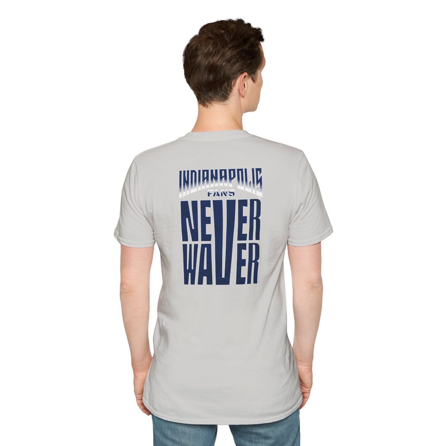 Indianapolis Fans Never Waver Unisex Softstyle T-Shirt