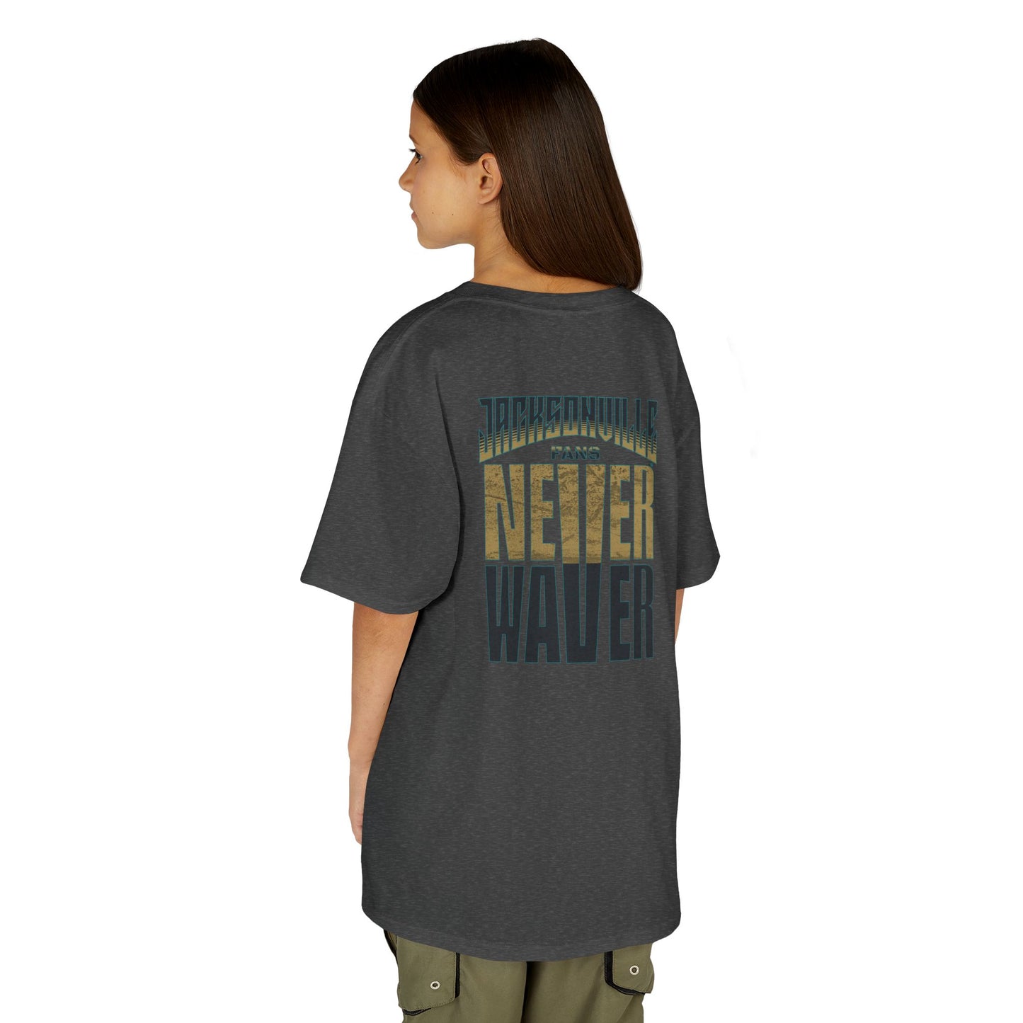 Jacksonville Fans Never Waver Kids Heavy Cotton™ Tee