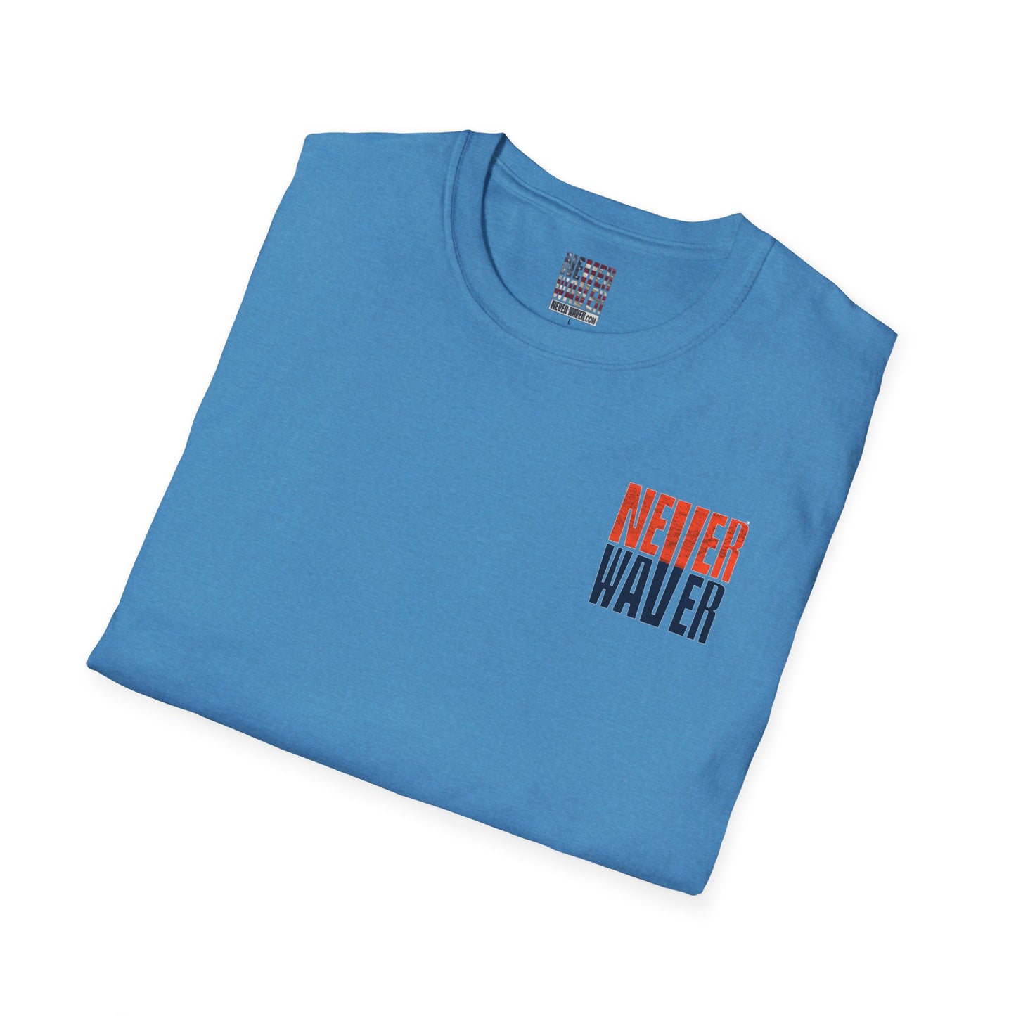 Denver Fans Never Waver Unisex Softstyle T-Shirt