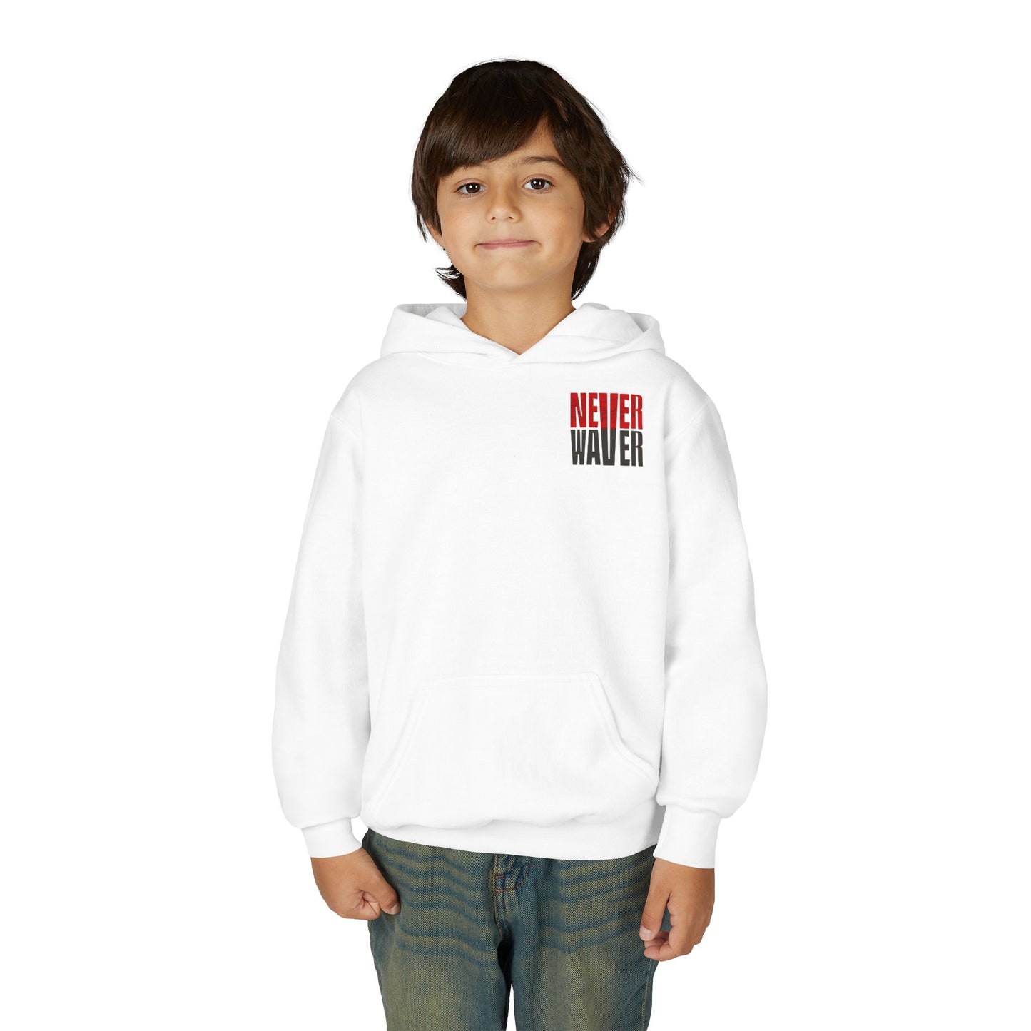 Tampa Bay Fans Never Waver Youth Heavy Blend Hoodie - Sweatshirt