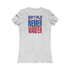 Buffalo Fans Never Waver W-Leopard Football Women's Favorite Tee