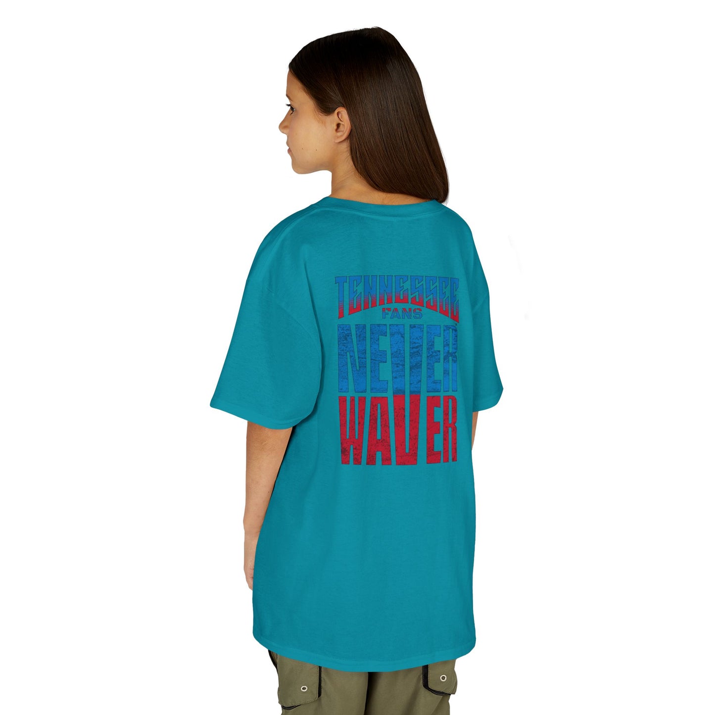 Tennessee Fans Never Waver Kids Heavy Cotton™ Tee