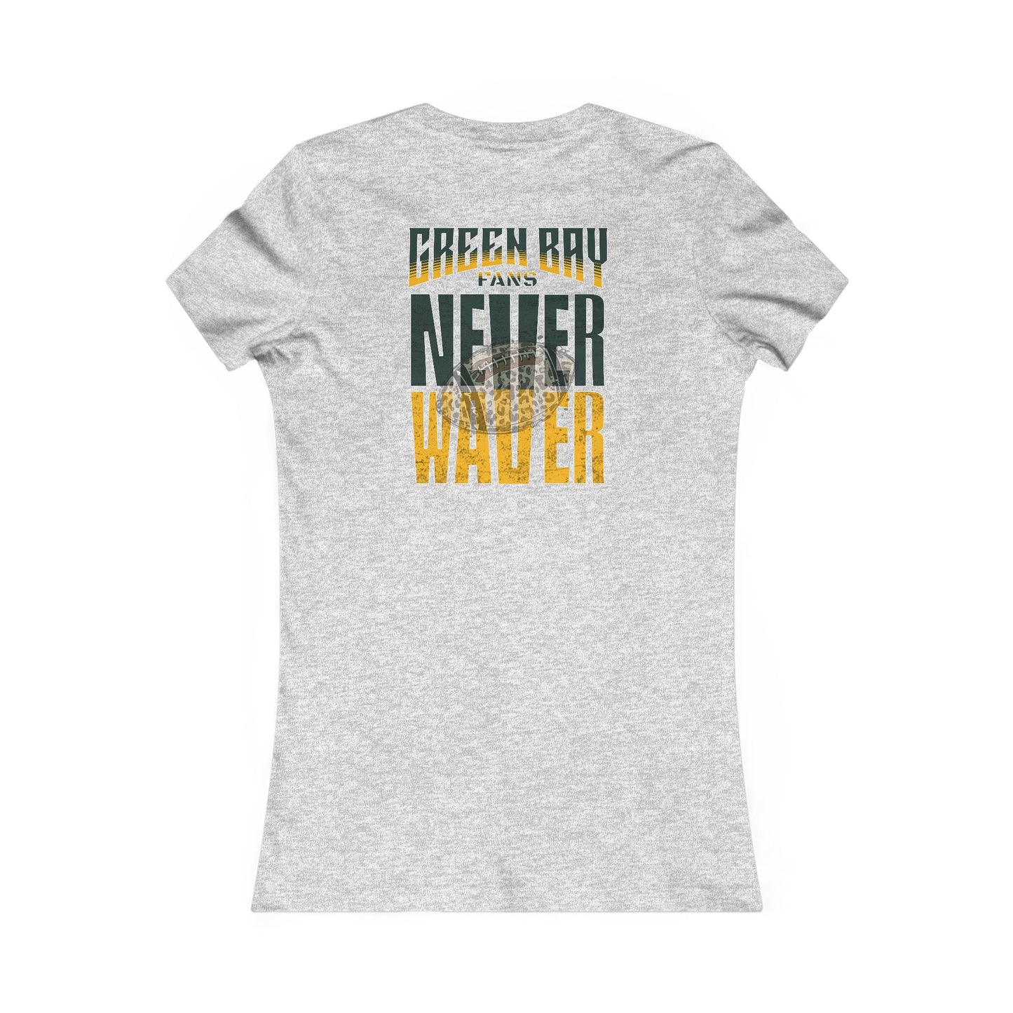 Green Bay Fans Never Waver With Leopard Football Women's Favorite Tee