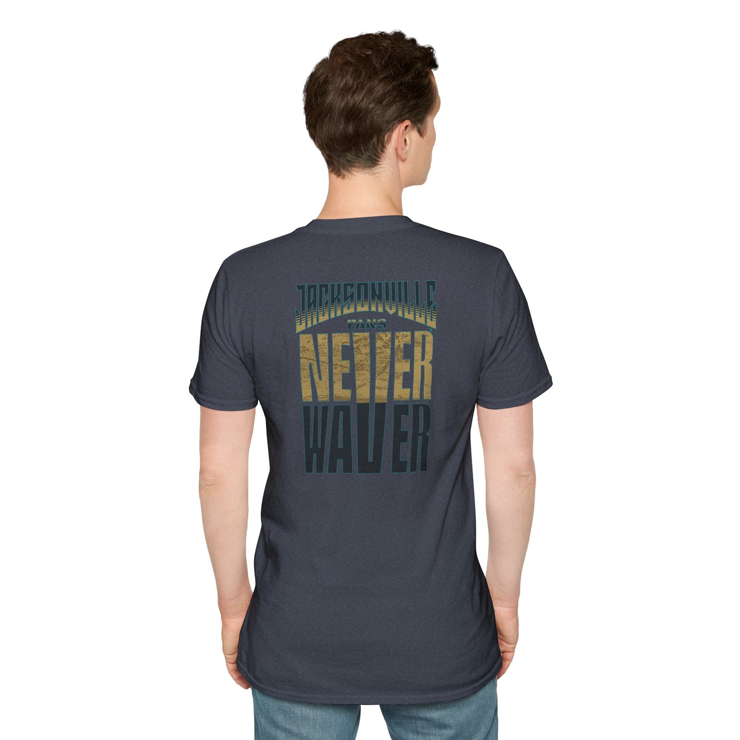 Jacksonville Fans Never Waver Unisex Softstyle T-Shirt