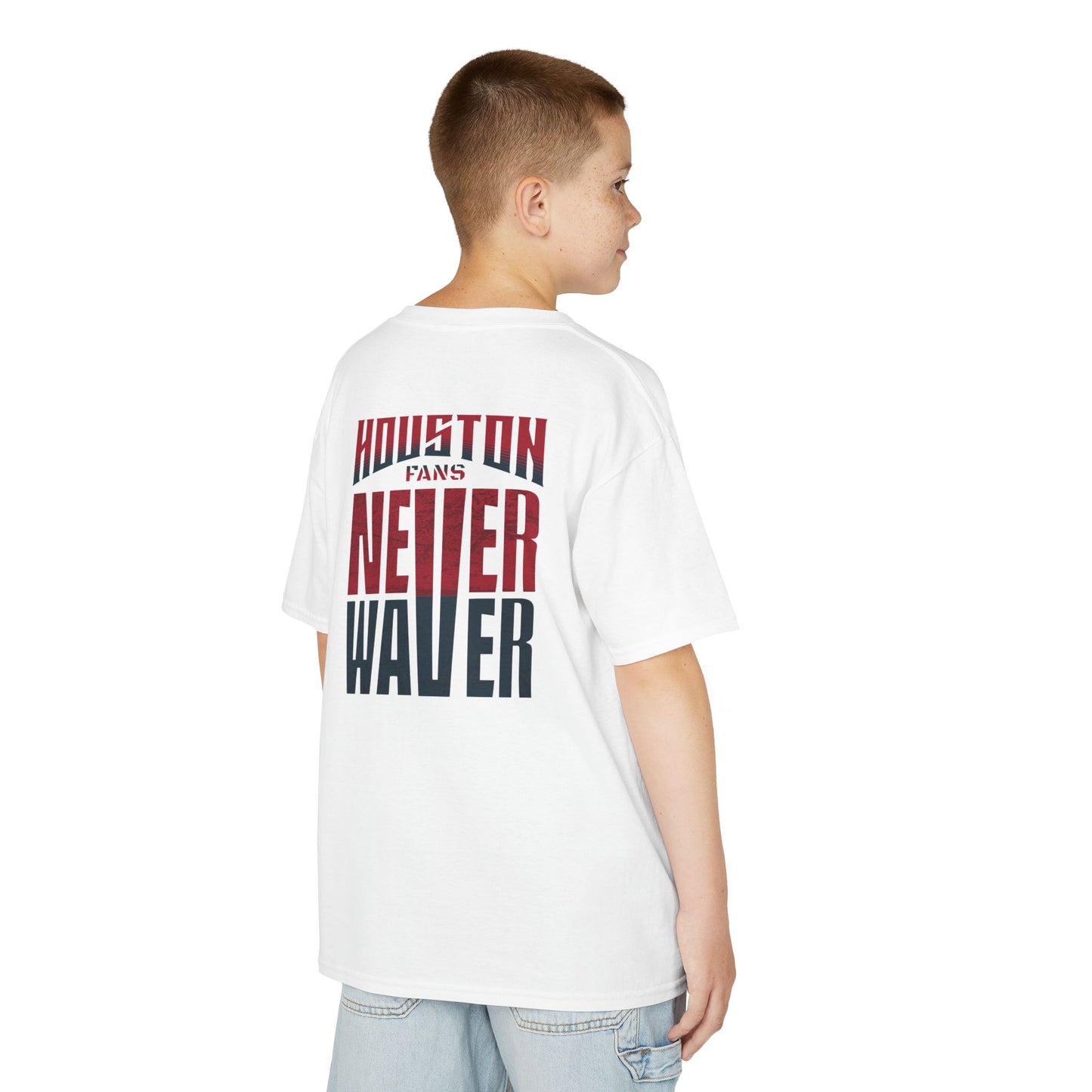 Houston Fans Never Waver Kids Heavy Cotton™ Tee