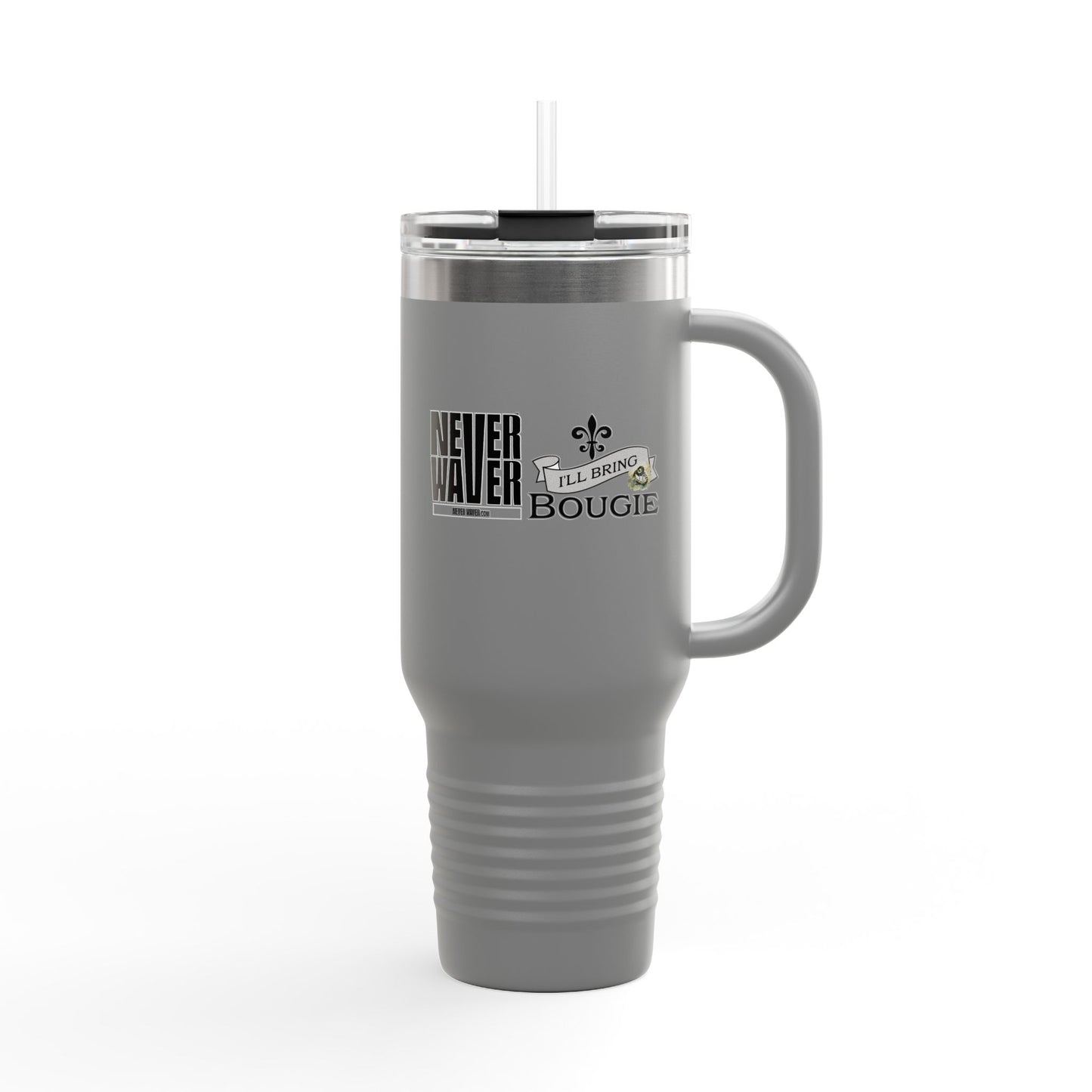 Never Waver I'll Bring The Bougie Insulated Travel Mug, 40oz