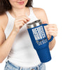 "Never Waver” Jesus Insulated Travel Mug -a bold, eye-catching design that reflects a steadfast faith and confidence in Christ. " - 40oz Sporty Drinkware