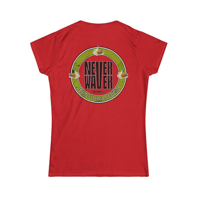 Never Waver Tequila, Tacos, And Friends Women's Soft Style Tee
