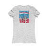 Tennessee Fans Never Waver W-Leopard Football Women's Favorite Tee